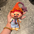 可爱卷毛炸毛雀斑家族包包挂件星星帽毛绒玩具公仔钥匙扣玩偶挂饰