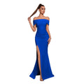 Women's Off-Shoulder Slim Fit Sexy Classic Evening Gown
