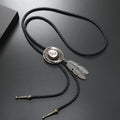New Import Niche Fashionable Accessory Western Alloy Feather Punk Breeze Choker Bestseller Unisex Necklace