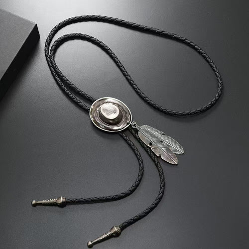 New Import Niche Fashionable Accessory Western Alloy Feather Punk Breeze Choker Bestseller Unisex Necklace