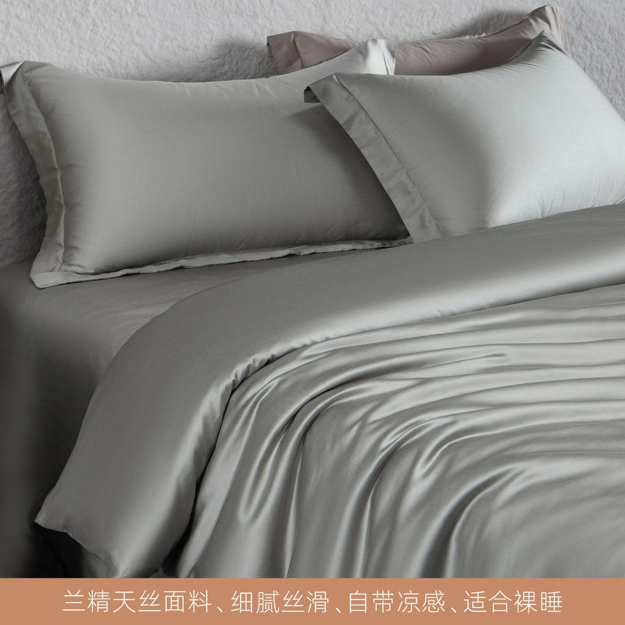 Blue Lotus Purple Tencel Lyocell Cooling 4-Piece Bedding Set - view 5