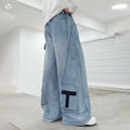 Boys' Side Spliced Wide-Leg Curved Jeans - Fall 2026