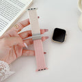 For apple watch9 Color Block Woven Nylon Buckle Stretch Ring Apple s8 Band iwatch7654se