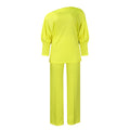 Women's Fall Fashion Wide Leg Pants + Top Set 2026 | Casual Wide Leg Trousers - White