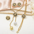 India Jewelry set Full Diamond Lion Head Set Earrings Necklace Ring Wedding Necklace Set