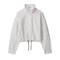 foreign trade women's clothing 2025 autumn european and american style polka dot jacket + polka dot