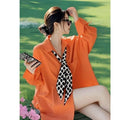 Women's Summer Casual Elegant Long Sleeve Loose Shirt 2026 | Casual Shirt - Rose Red