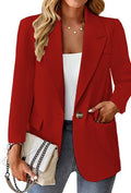 Women's Casual Fashion Lapel Collar Fitted Blazer 2026 - Black