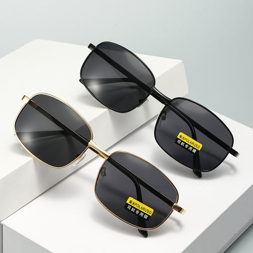 Polarized Metal Men Sunglasses Photochromic Premium Sunglasses UV-Proof Driving Fishing Sunglasses