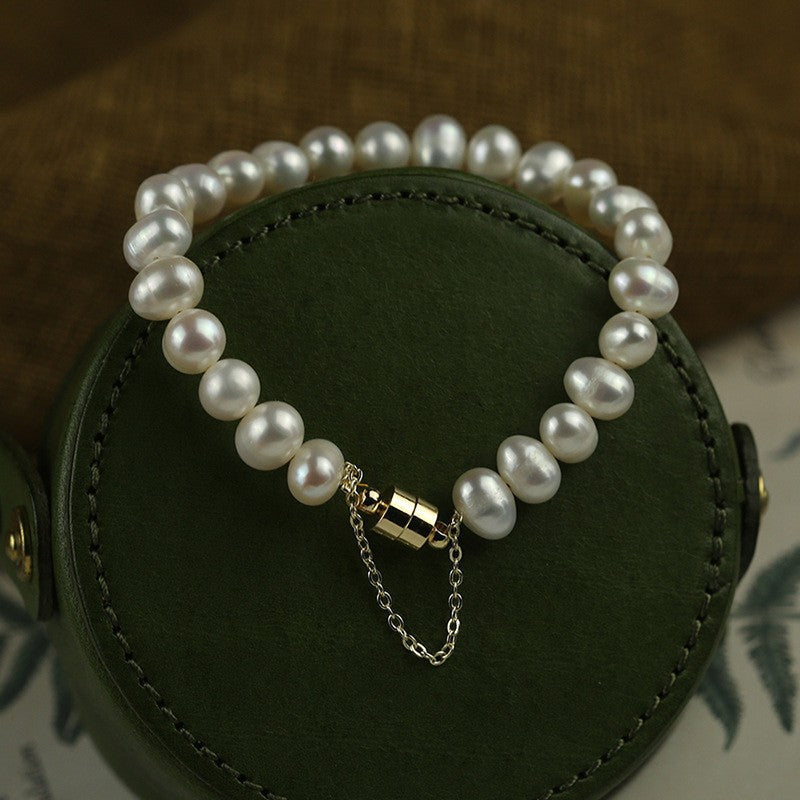 Zircon Beaded Butterfly, Flower and Pearl Bracelet - view 12