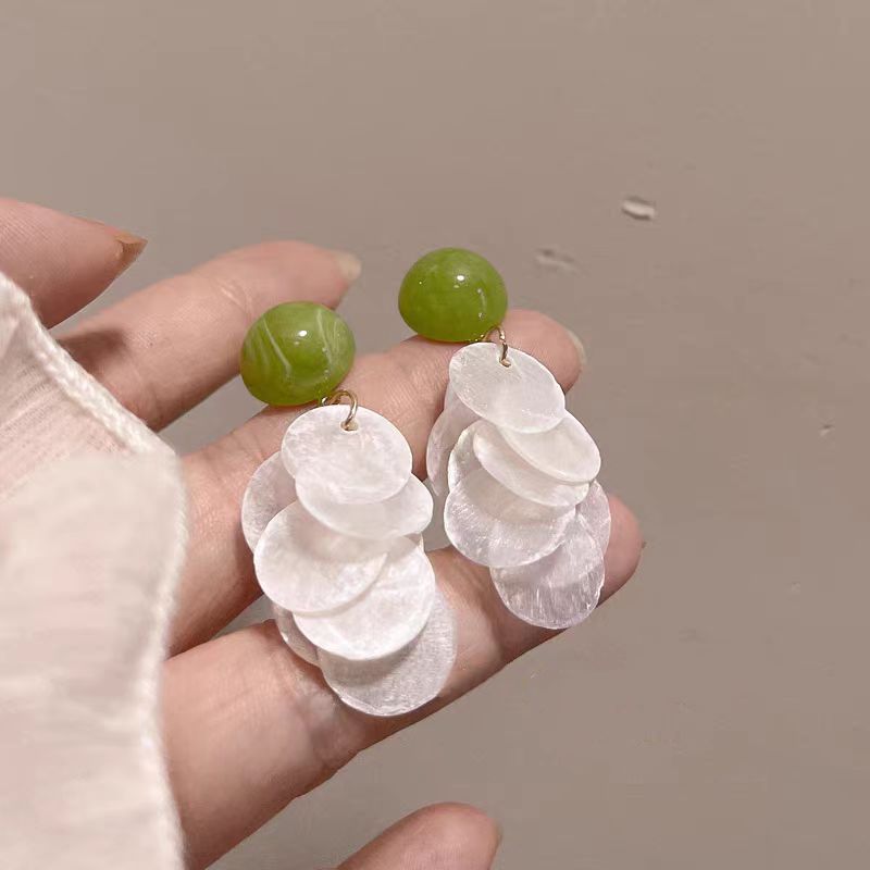 Dopamine Pearl Flower Drop Earrings - view 7