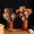 acacia wood wooden spatula teak spatula soup spoon rice spoon home cooking non-stick pan source supp