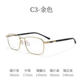 Ultra-Light Pure Titanium Glasses Frame P8750JS Men Big Face Formal Frame Minimalist Gold Silk Super Spring Leg Glasses Wholesale