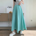 Summer Casual Versatile Lightweight Loose Wide Leg Pants + Skirt Pants