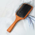 Cushion Comb Cushion Hair Brush Beech Smoothing Non-Comb Knot Square Cushion Head Part Scalp Massage Comb