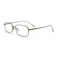 Beesfen 8027TB Japanese Height Smart Feel Pure Titanium Glasses Frame Gold Silk Small-Frame Retro Glasses Women With Prescription Glasses