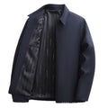 on behalf of spring and autumn coats, middle-aged and elderly men's lapel jackets, autumn dad and el