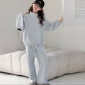 Girls' Half Zip Hoodie & Sweatpants Set - Sports