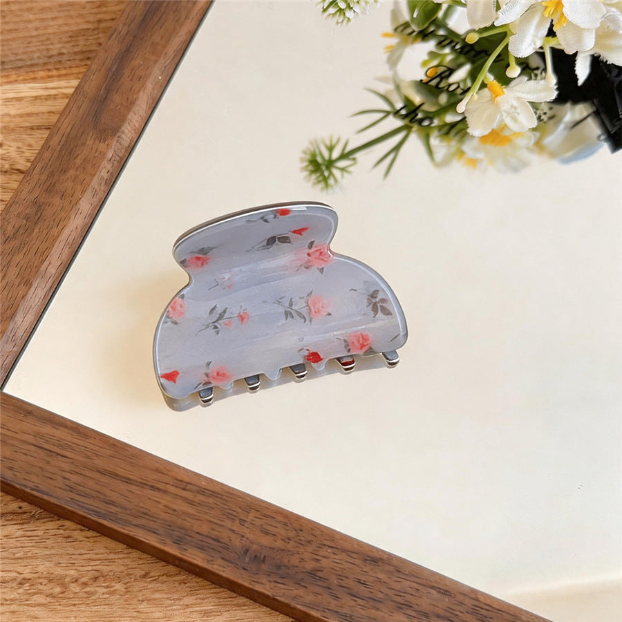 Korean Acrylic Flower Hair Claw Clip - view 7