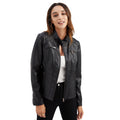 Women's Fall Casual Stand Collar Fitted Jacket 2026 | Trendy Jacket - Black