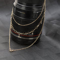 New Women Multi-Layer Star Sun Pendant Choker Handmade Necklace Combo Export Bestseller Western Trendy Fashionable