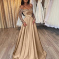2026 Sequin Evening Gown for Women, Long Sleeve Formal Party Dress