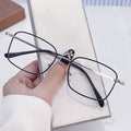 Si Pattern Gold Silk Glasses Men Face-Slimming Metal Fine Frame Photochromic Plano ins Stylish Prescription Glasses Frame