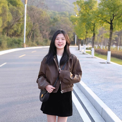 Fall Hong Kong Retro Petite Cropped Jacket