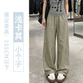 american quick-drying overalls for women 2026 summer thin loose high-waist casual wide-leg sports pa
