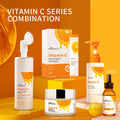Vitamin C Brightening Skincare Set - Serum, Lotion & Cleansing Mousse