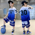 Boys' Quick-Dry Basketball Jersey 2-Piece Set