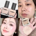 CAPPUVINI清透裸肌粉底液 裸色玻璃瓶哑光持妆少女感平价学生彩妆