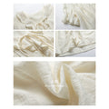 Summer Office French Short Sleeve V-Neck Tie-Front Ruffle Shirt