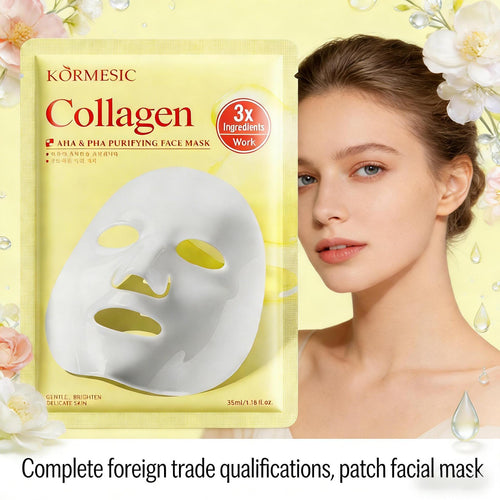 跨境外贸KORMESIC胶原蛋白水晶面膜facial mask补水滋润厂家现货
