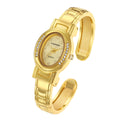 2024 Amazon ebay AliExpress Bestseller Gold Rose Gold Color Bangle Quartz Womens Watch Niche Small Dial Watch