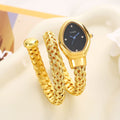 Overseas Bestseller Export Watch In Stock Supply Woven Cross Band Snake Head Bangle Watch Women Light Luxury Niche