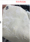 Retro Embossed Floral Pattern V-Neck Sleeveless Swing Dress