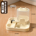 猫咪双碗自动宠物碗喂食器猫咪饮水器猫盆猫狗碗宠物用品源头工厂
