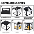 2026 Kindergarten Decoration Photo Graduation Photography Background Arrangement Box Black GRAD Graduation Balloon Box