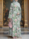Women's Summer Office Long Sleeve Printed Set 2026 | 2 Piece Outfit Set - 3K6Y26M26EWC5V801