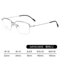 Beesfen New Ultra-Light 7g Pure Titanium Frame Formal Men Half-Rim Frame With Rx Prescription Glasses Men