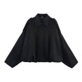 Women's Lapel Collar Jacket 2026 | Trendy Jacket - ArmyGreen