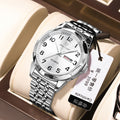 Swiss Brand Mens Watch Luxury Waterproof Pair Date New Quartz Watch Live Export Bestseller Drop Ship