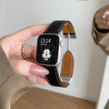 For iwatchs10 Band New s11 Real Leather Watch Band s9 Apple s8 Watch s7 Girls Premium Niche