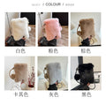 Fall/Winter New Plush Phone Bag Korean Solid Fuzzy Hanging Cord Bag Versatile Crossbody Coin Purse