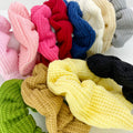 12 Piece One Set Fall/Winter New Candy Fruit Color Yarn Knit Soft Large Cord Hair Tie Solid Sweet Head Jewelry Hair Tie
