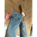 Slimming Plus Size Loose Straight Leg Ankle-Length Wide Leg Pants + Pants