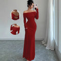 Spring Fashion Evening Gown - Elegant Maxi Dress for Special Occasions Women