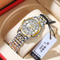 Swiss Brand Ladies Watch New Waterproof Glow Pair Date Watch Women Live Export Bestseller Drop Ship