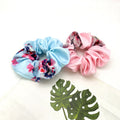New Fabric Art Satin Printed Large Cord Hair Tie Simple Versatile Tie Head Hair String Hair Tie Custom Versatile Large Cord Hair Tie